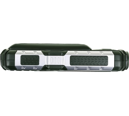 Мобильный телефон BQ 2430 Tank Power 32Mb зеленый/серебристый моноблок 2Sim 2.4" 240x320 0.3Mpix GSM900/1800 GSM1900 MP3 FM microSD max32Gb