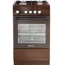 Плита Газовая De Luxe 5040.48г (щ)-014 коричневый (без крышки) реш.эмаль