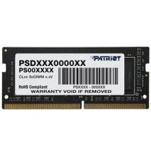 Память DDR4 4Gb 2666MHz Patriot PSD44G266681S RTL PC4-21300 CL19 SO-DIMM 260-pin 1.2В single rank