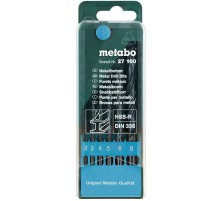 Набор сверл Metabo 627160000 по металлу (6пред.) для дрелей