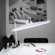 Светильник Rexant 31-0401 настольный на струбцине белый 21Вт