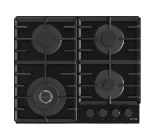 Газовая варочная поверхность Gorenje Simplicity GTW642SYB черный Газовая варочная поверхность Gorenje Simplicity GTW642SYB черный