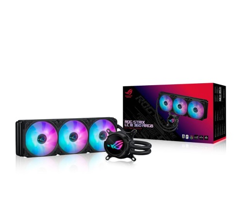 Жидкостная система охлаждения ASUS ROG STRIX LC III 360 ARGB /AIO COOLER,ASETEK,SIGRID V2, ARGB