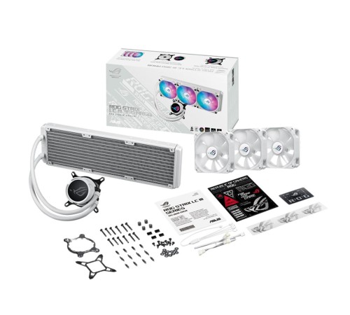 Жидкостная система охлаждения ASUS ROG STRIX LC III 360 ARGB WHT /AIO COOLER,ASETEK,SIGRID V2, ARGB