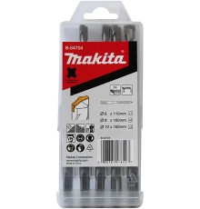 Набор буров Makita B-54704 по бетону/камню (5пред.) для перфораторов