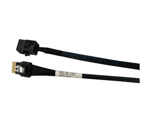 Кабель Amphenol RSL38-1067 Slimline SASx4 (SFF8654) -to- HD MiniSAS x4 (SFF8643) 100cm Кабель Amphenol RSL38-1067 Slimline SASx4 (SFF8654) -to- HD MiniSAS x4 (SFF8643) 100cm
