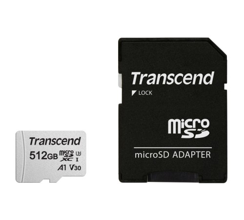 Карта памяти Transcend microSDXC 300S (TS512GUSD300S-A)