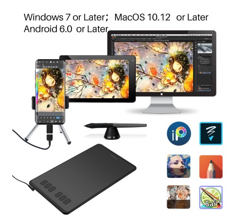 Графический планшет Huion INSPIROY H640P