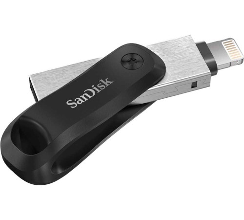 Флеш Диск Sandisk 128Gb iXpand Go SDIX60N-128G-GN6NE USB3.0 черный/серебристый