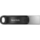 Флеш Диск Sandisk 128Gb iXpand Go SDIX60N-128G-GN6NE USB3.0 черный/серебристый