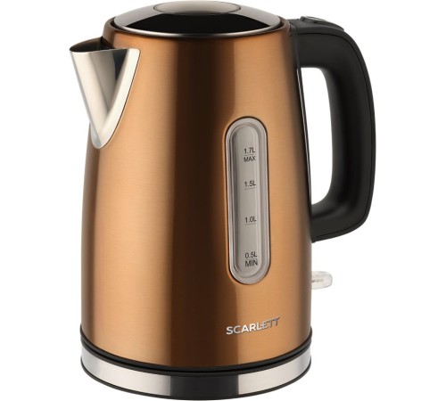 Чайник электрический Scarlett SC-EK21S98 1.7л. 2200Вт бронзовый (корпус: нержавеющая сталь) Чайник электрический Scarlett SC-EK21S98 1.7л. 2200Вт бронзовый (корпус: нержавеющая сталь)