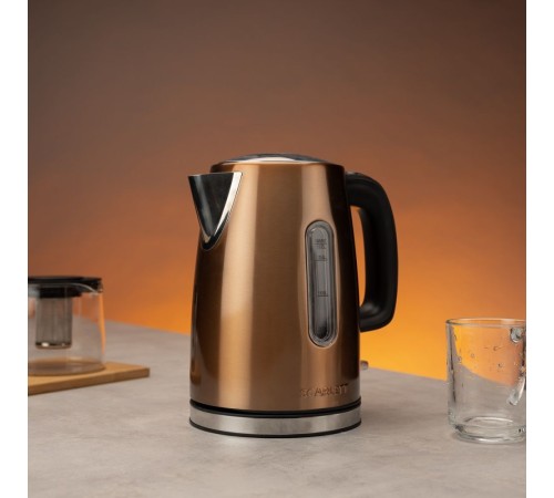 Чайник электрический Scarlett SC-EK21S98 1.7л. 2200Вт бронзовый (корпус: нержавеющая сталь) Чайник электрический Scarlett SC-EK21S98 1.7л. 2200Вт бронзовый (корпус: нержавеющая сталь)