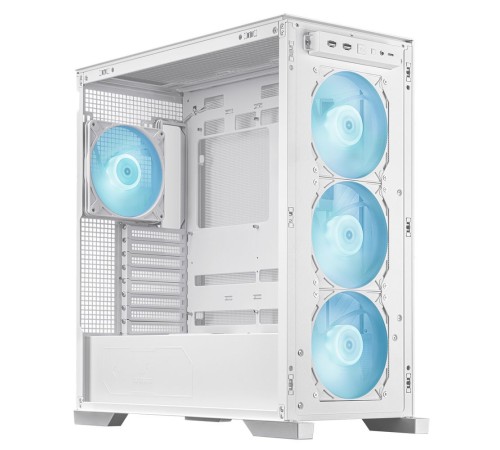 Корпус ASUS TUF GAMING GT302 TG ARGB WHITE/ GT302/ARGB FANS/WHT (90DC00I3-B19000)