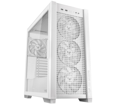 Корпус ASUS TUF GAMING GT302 TG ARGB WHITE/ GT302/ARGB FANS/WHT (90DC00I3-B19000)