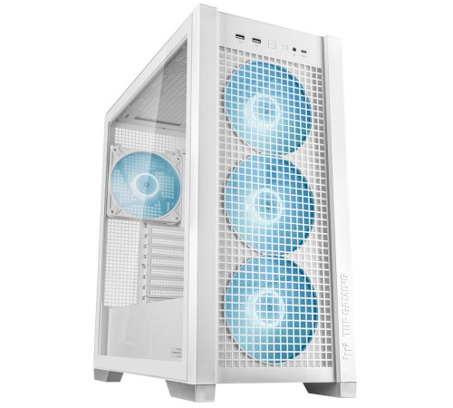 Корпус ASUS TUF GAMING GT302 TG ARGB WHITE/ GT302/ARGB FANS/WHT (90DC00I3-B19000)