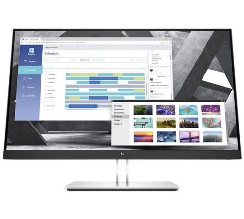Монитор HP 27" E27q G4 черный IPS 16:9 HDMI HAS Pivot 250cd 178гр/178гр 2560x1440 D-Sub DisplayPort QHD USB 7кг