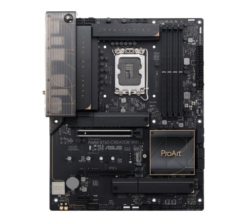 Материнская плата ASUS PROART B760-CREATOR
WIFI /LGA1700,B760,PCIE5.0,USB32GEN2X2,MB (90MB1FY0-M1EAY0)