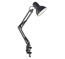 Светильник Ultraflash UF-312P С02 (12895) настольный на струбцине E27 черный 60Вт