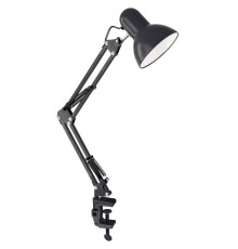Светильник Ultraflash UF-312P С02 (12895) настольный на струбцине E27 черный 60Вт