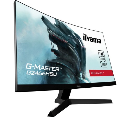 Монитор Iiyama 23.6" Red Eagle G2466HSU-B1 черный VA LED 1ms 16:9 HDMI M/M матовая 250cd 178гр/178гр 1920x1080 DisplayPort FHD 3.7кг