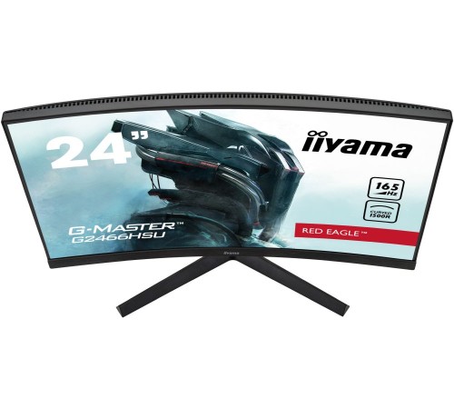 Монитор Iiyama 23.6" Red Eagle G2466HSU-B1 черный VA LED 1ms 16:9 HDMI M/M матовая 250cd 178гр/178гр 1920x1080 DisplayPort FHD 3.7кг