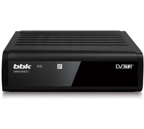 Ресивер DVB-T2 BBK SMP025HDT2 черный Ресивер DVB-T2 BBK SMP025HDT2 черный