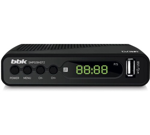 Ресивер DVB-T2 BBK SMP028HDT2 черный Ресивер DVB-T2 BBK SMP028HDT2 черный