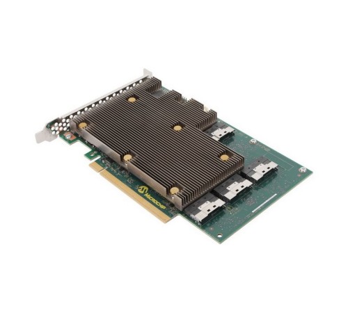 RAID-контроллер MICROCHIP Adaptec SmartRAID 3258p-32i/e (3258UPС32IX2S) PCIe 4.0 x16, FullHeight, 24G SAS/SATA/NVMe, RAID 0,1,5,6,10,50,60, 32port(4xINT SFF-8654), 8GB Cache, Cache Backup, maxCache, конденсатор в комплекте, RTL .