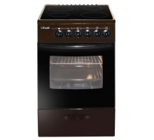 Плита Электрическая Лысьва EF4011MK00 коричневый стеклокерамика (без крышки)
