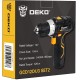 Дрель-шуруповерт Deko GCD12DU3 SET2 FU-Li-Ion аккум. патрон:быстрозажимной