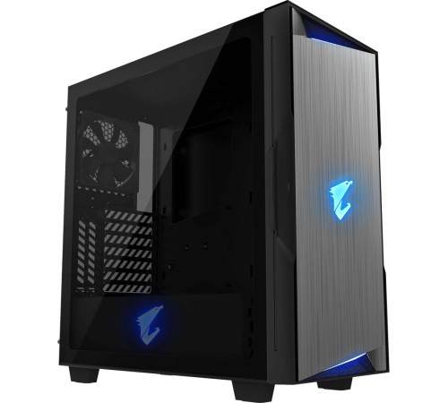 Корпус Gigabyte AORUS С300 GB-AC300G черный без БП ATX 4x120mm 4x140mm 2xUSB3.0 audio bott PSU