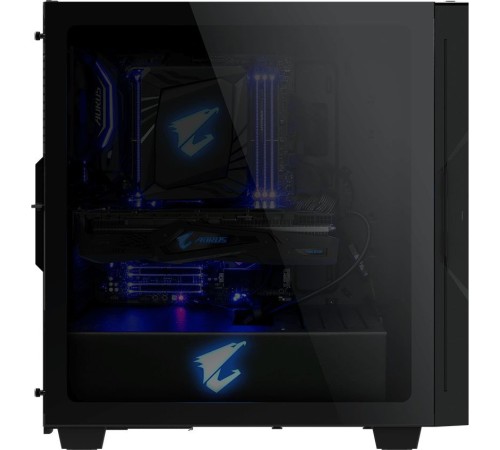 Корпус Gigabyte AORUS С300 GB-AC300G черный без БП ATX 4x120mm 4x140mm 2xUSB3.0 audio bott PSU