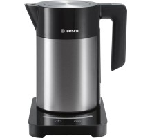 Чайник электрический Bosch TWK7203 1.7л. 2200Вт черный/серебристый (корпус: нержавеющая сталь)