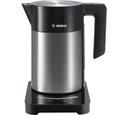 Чайник электрический Bosch TWK7203 1.7л. 2200Вт черный/серебристый (корпус: нержавеющая сталь)