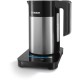 Чайник электрический Bosch TWK7203 1.7л. 2200Вт черный/серебристый (корпус: нержавеющая сталь)
