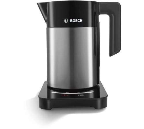 Чайник электрический Bosch TWK7203 1.7л. 2200Вт черный/серебристый (корпус: нержавеющая сталь)