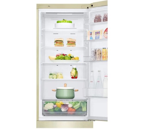 Холодильник LG GA-B509CEWL бежевый (двухкамерный)