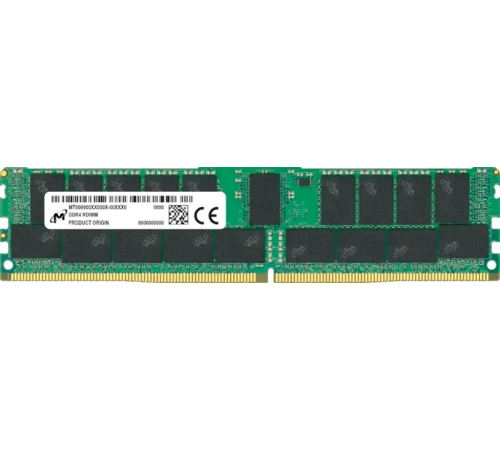 Оперативная память Micron DDR4 RDIMM 32GB 2Rx4 3200 MHz ECC Registered MTA36ASF4G72PZ-3G2  (Analog Crucial CT32G4RFD432A) (MTA36ASF4G72PZ-3G2R1)