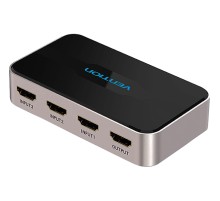 Переключатель (switch) 3x1 Vention HDMI v1.4 Переключатель Vention HDMI v1.4 19F x 3/HDMI 19F/ DC Jack 3.5mm (m) F (AFFH0)