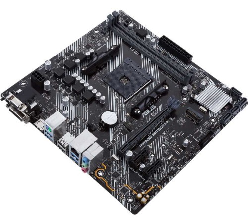 Материнская плата Asus PRIME B450M-K II Soc-AM4 AMD B450 2xDDR4 mATX AC`97 8ch(7.1) GbLAN RAID+VGA+DVI+HDMI
