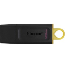 Флеш Диск Kingston 128Gb DataTraveler Exodia DTX/128GB USB3.1 черный/желтый