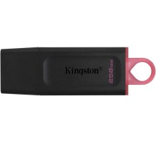 Флеш Диск Kingston 256Gb DataTraveler Exodia DTX/256GB USB3.1 черный/красный