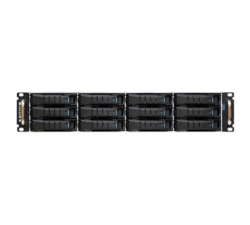 Корпус AIC RSC-2ET_XE1-2ET00-19H 12xSATASAS HS 3,5/2,5"universal bay +2x2,5" 7mm rear HS bay, upto 12"(W) x 13"(D)E-ATX, modified 1x12G12-port passive BP with 
4xNVMe (U.2)support, 3x 80x38mm fan (middle), 1200W1+ 1 redundant 80+ Plati
