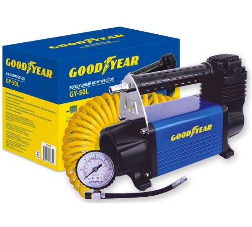 Автомобильный компрессор Goodyear GY-50L 50л/мин Автомобильный компрессор Goodyear GY-50L 50л/мин
