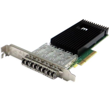 Сетевая карта Silicom 10Gb PE310G4I71LB-XR Quad Port Fiber 1/10 Gigabit Ethernet PCI Express Server Adapter 8 Gen3, Low Profile, with lower I/O metal bracket opening, Based on Intel® XL710, Low-profile (PE310G4I71LB-XR)