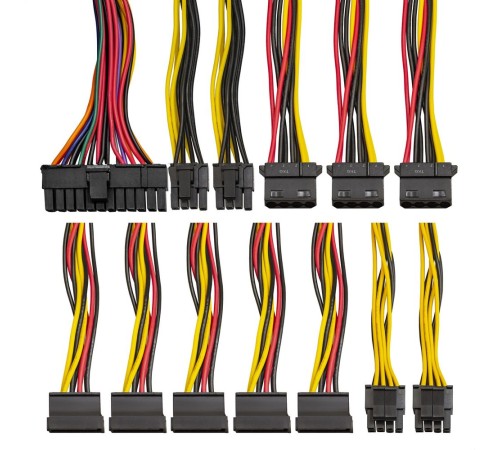 Exegate EX244556RUS Блок питания 600W Exegate UN600, ATX, 12cm fan, 24+4pin, 6pin PCI-E, 4*SATA, 1*FDD, 1*IDE