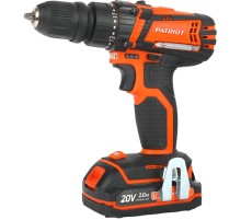 PATRIOT BR 203UES Дрель-шуруповерт [180201203] { 2 скор. две батареи Li-Ion, зарядка за 1 час, двусторонняя бита, кейс }