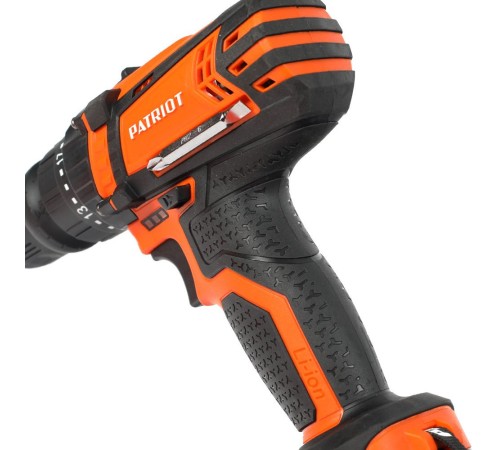 PATRIOT BR 203UES Дрель-шуруповерт [180201203] { 2 скор. две батареи Li-Ion, зарядка за 1 час, двусторонняя бита, кейс }