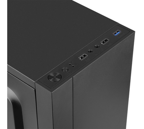 Корпус Accord K-16 черный без БП ATX 6x120mm 2xUSB2.0 1xUSB3.0 audio