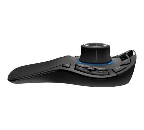 Мышь беспроводная/проводная 3DConnexion SpaceMouse Pro Wireless (3DX-700119) черный, радиоканал, Bluetooth, USB, кнопки - 15